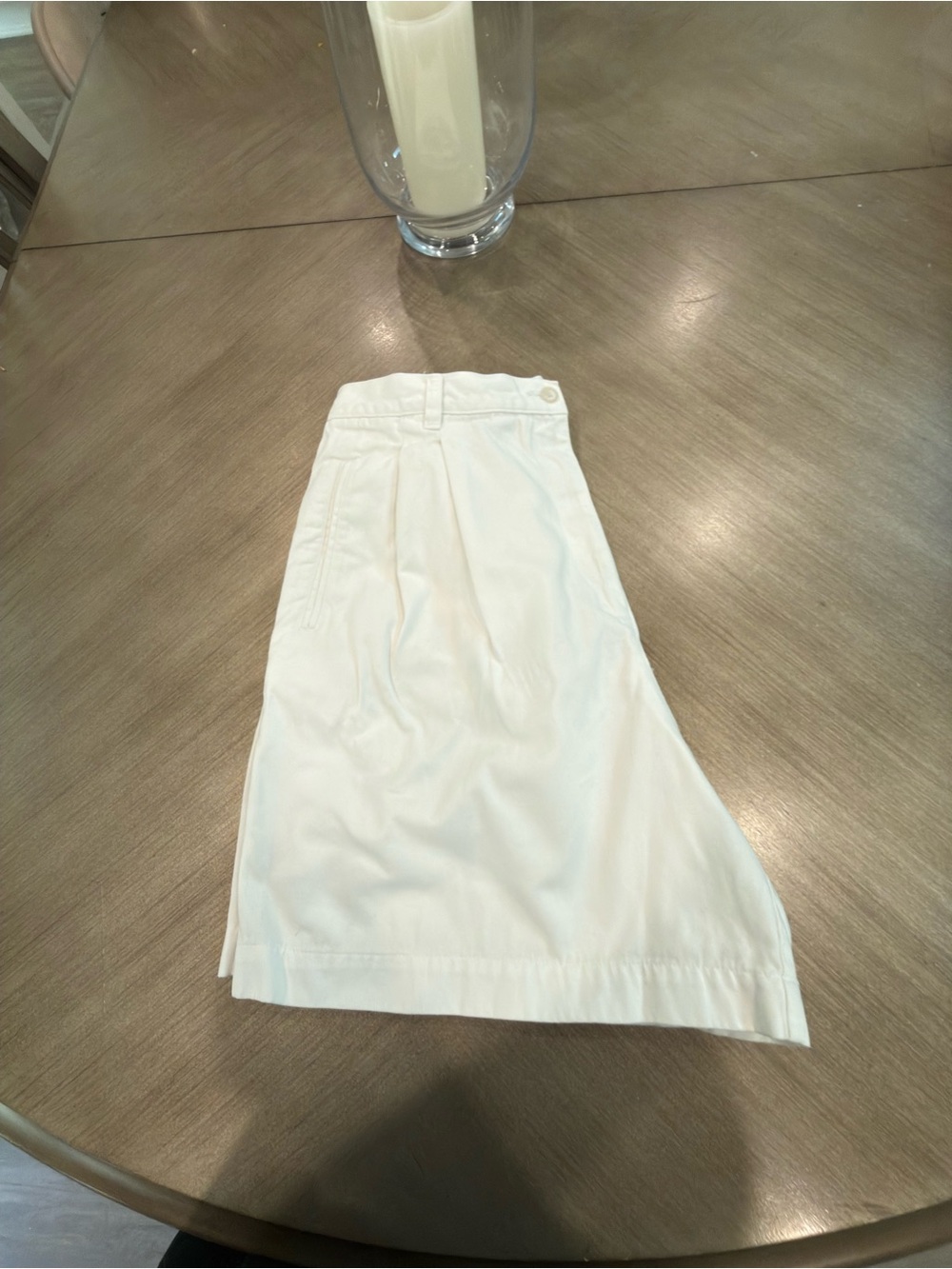 Jones New York Sport 100% Cotton White Utility Shorts Size 14 Casual Beach Walk - Picture 5 of 5